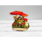Stamperia Whispering Woods Fairies A5 Silicone Mold kacma587 mushroom