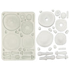Stamperia Whispering Woods Mushrooms 3d A5 Silicone Mold kacma588