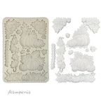 Stamperia Whispering Woods Pumpkins A5 Silicone Mold kacma589
