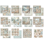 Stamperia White Christmas 8x8 Paper sbbs146 cardstock