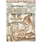 Stamperia White Christmas A6 Mini Rice Paper dfsa6x10