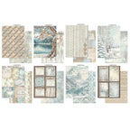 Stamperia White Christmas Junk Journal Focus Points sbjks07 cardstock