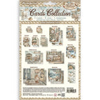 Stamperia White Christmas Printed Art Cards Collection sbcard49 contents inside