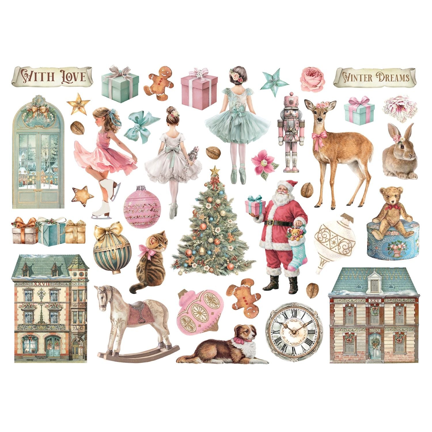 Stamperia Winter Magic Die Cuts dfldc138