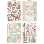Stamperia Winter Magic Junk Journal sbjk25 die cuts