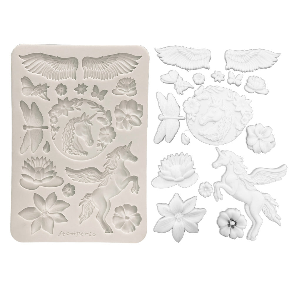 Stamperia Wonderland A5 Silicone Mold kacma612
