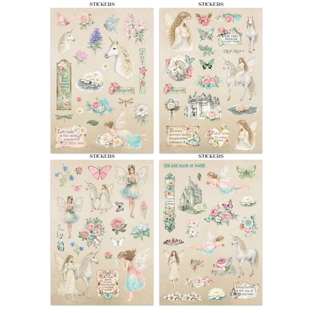 Stamperia Wonderland Junk Journal sbjk21 stickers