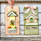 Stampers Anonymous Birdhouse Ornament Laser Cut Boards orn01 Tami2
