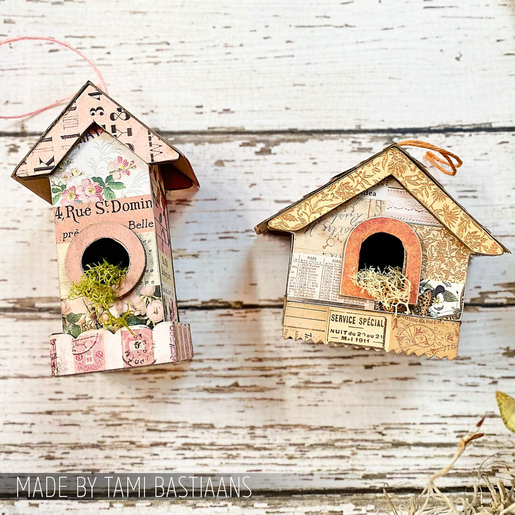 Stampers Anonymous Birdhouse Ornament Laser Cut Boards orn01 Tammi