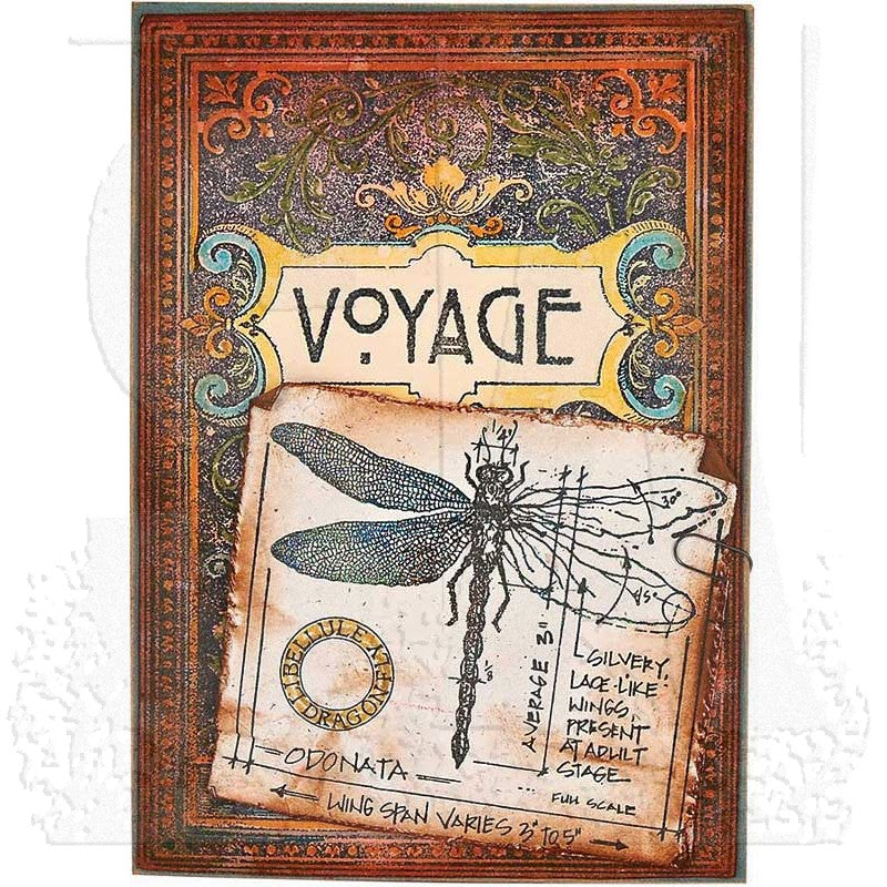 Stampers Anonymous Cling Rubber Stamps CLASSICS #1 SCF001 voyage