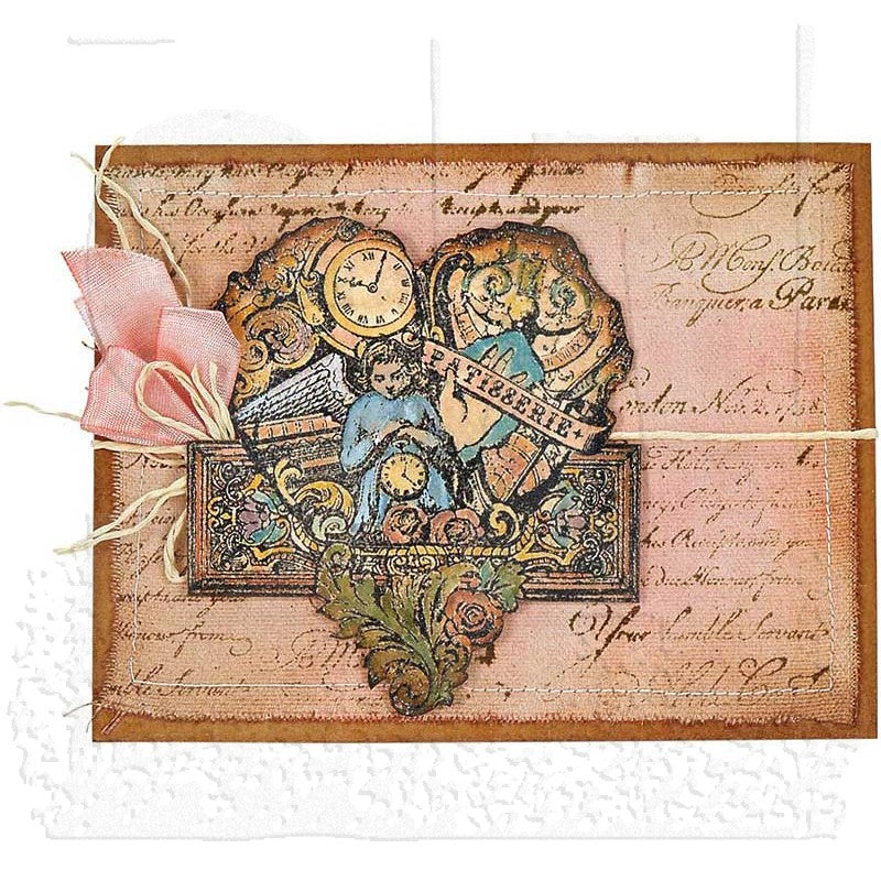 Stampers Anonymous Cling Rubber Stamps CLASSICS #8 SCF008 heart