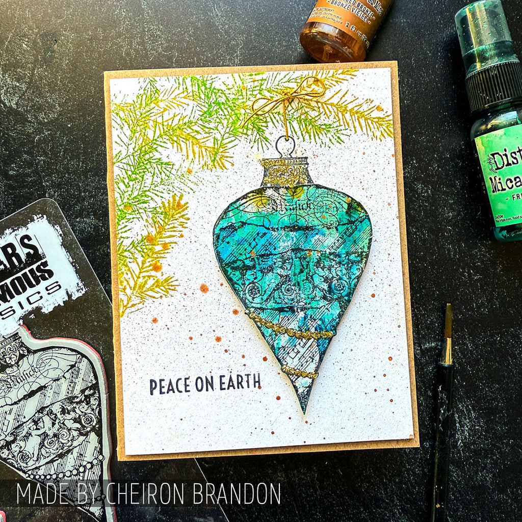 Stampers Anonymous Cling Rubber Stamps Classics #10 scf010 peace