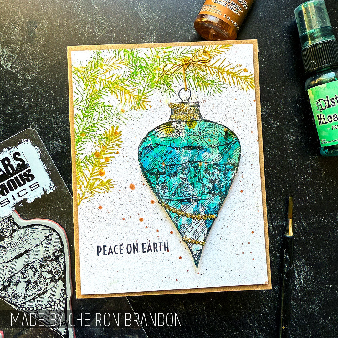 Stampers Anonymous Cling Rubber Stamps Classics #10 scf010 peace