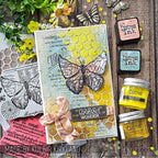 Stampers Anonymous Cling Rubber Stamps Classics #17 scf017 butterfly
