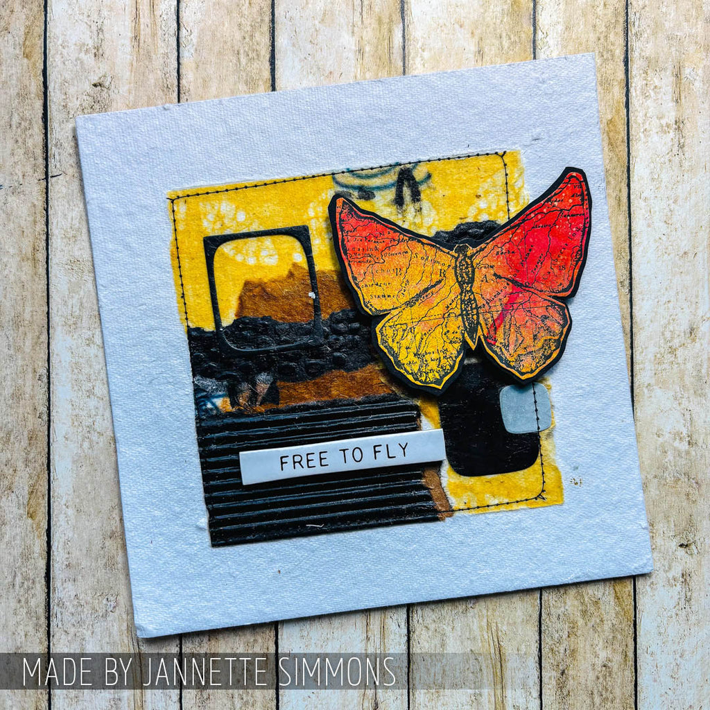 Stampers Anonymous Cling Rubber Stamps Classics #17 scf017 fly