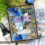Stampers Anonymous Cling Rubber Stamps Classics #1 scf001 hello friend