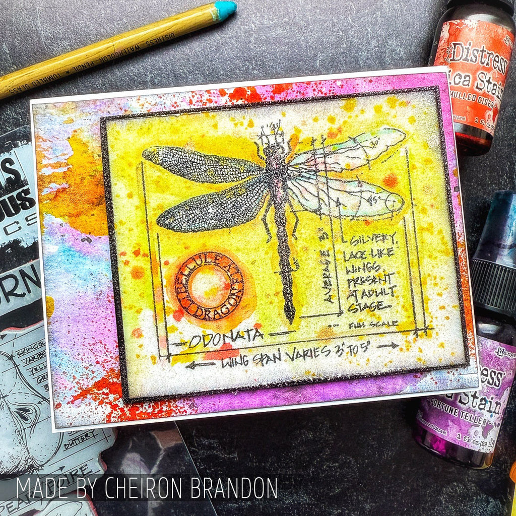 Stampers Anonymous Cling Rubber Stamps Classics #1 scf001 yellow