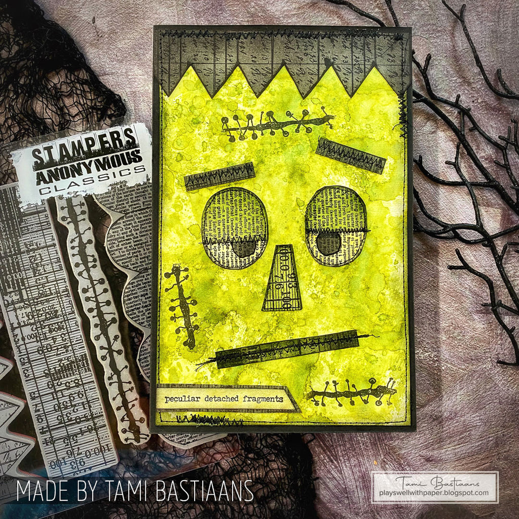 Stampers Anonymous Cling Rubber Stamps Classics #6 scf006 monster