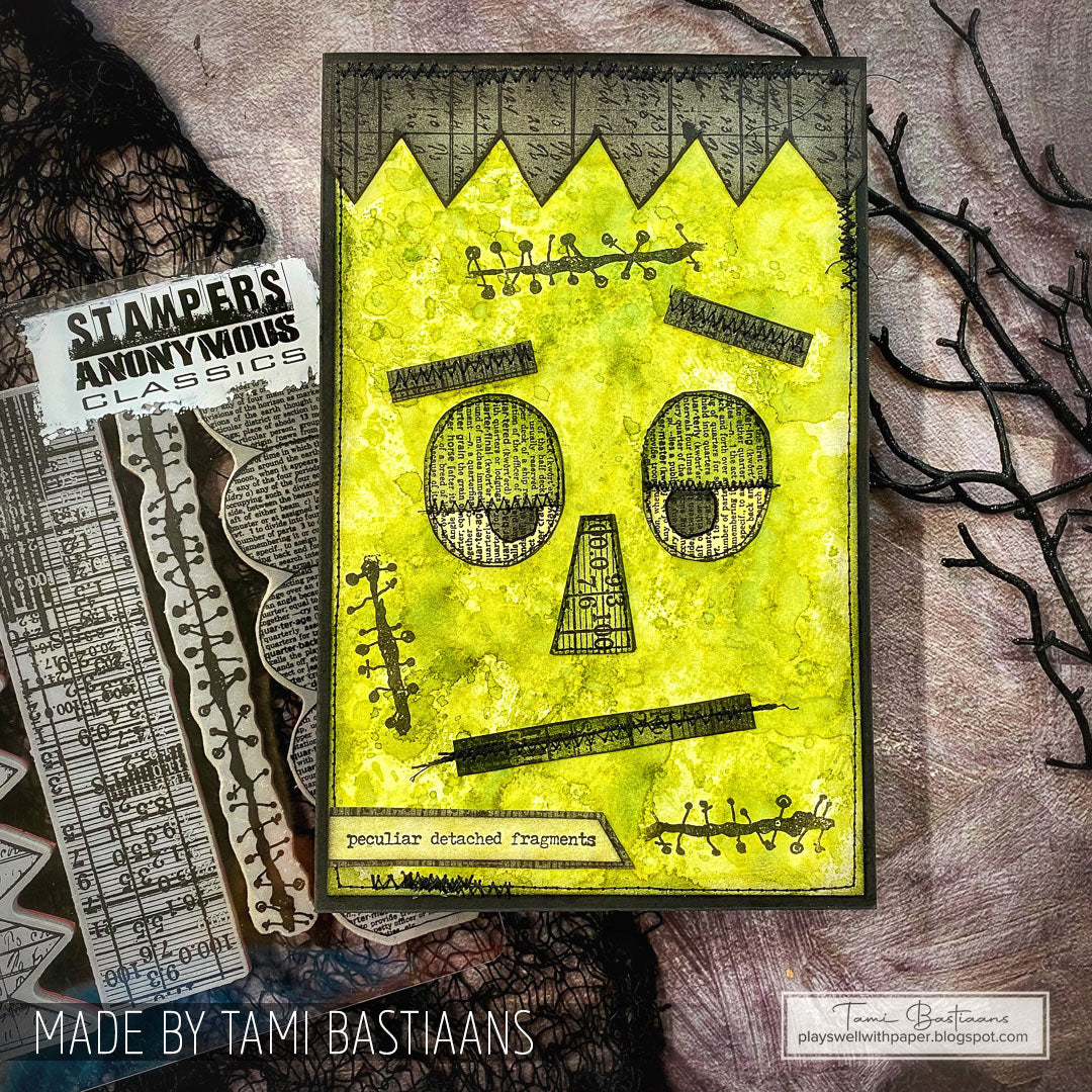 Stampers Anonymous Cling Rubber Stamps Classics #6 scf006 monster
