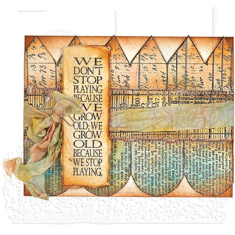 Stampers Anonymous Cling Rubber Stamps Classics #6 scf006 tan