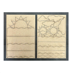 Stampers Anonymous Ocean Horizon Laser Cut Boards orn02 contents inside