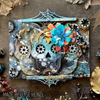 Stampers Anonymous Sugar Skull Laser Cut Boards orn04 3 skulls are luise heinzl