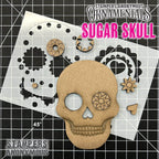 Stampers Anonymous Sugar Skull Laser Cut Boards orn04 contents inside package