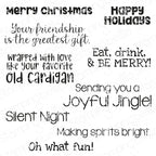 Stamping Bella Be Merry Sentiment Set Cling Stamps eb1411
