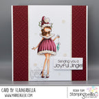 Stamping Bella Be Merry Sentiment Set Cling Stamps eb1411 joyful jingle