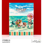 Stamping Bella Beach Bundle Girl Mermaid's Gift Cling Stamps eb1479 dream big little mermaid stephabella