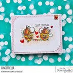 Stamping Bella Buzzy Bee Buddies Cling Stamp ag1478 best friends