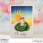 Stamping Bella Cabbage Patch Boy and Girl Cling Stamps eb1360 oh baby