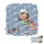 Stamping Bella Christmas Shopping Pals Cling Stamp ag1345 1