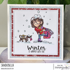 Stamping Bella Christmas Shopping Pals Cling Stamp ag1345 winter
