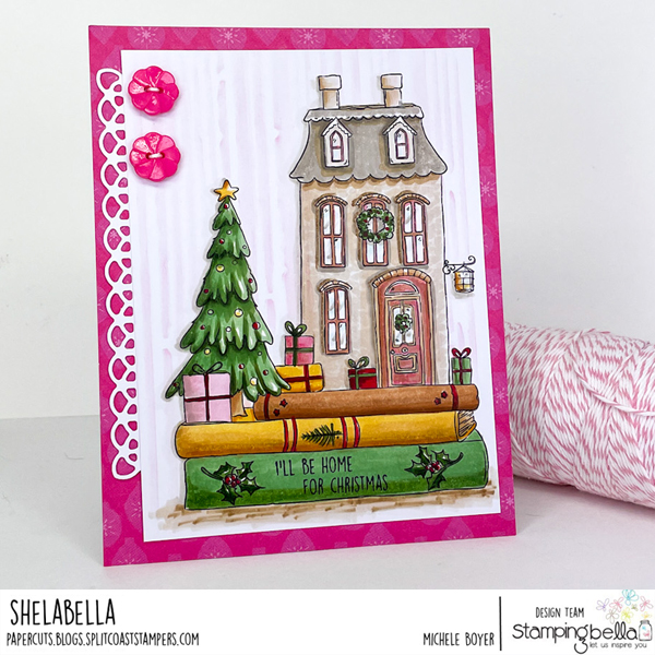 Stamping Bella Christmas Stories are the Best Cling Stamp kf1357 books