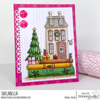 Stamping Bella Christmas Stories are the Best Cling Stamp kf1357 books