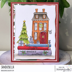 Stamping Bella Christmas Stories are the Best Cling Stamp kf1357 red door