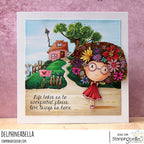 Stamping Bella Cottage on the Hill Cling Stamp kf1308