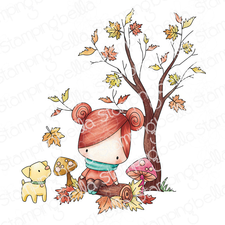 Stamping Bella Little Cutie Autumn in the Woods Cling Stamp eb1418
