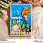 Stamping Bella Lunettes - Mermaid Cling Stamp kf1313