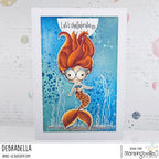 Stamping Bella Lunettes - Mermaid Cling Stamp kf1313