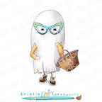 Stamping Bella Lunettes Ghost Cling Stamp kf1353 1
