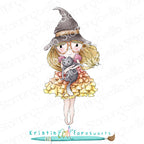 Stamping Bella Lunettes Witchy Cling Stamp kf1354 1
