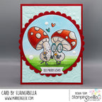 Stamping Bella Mushroom Besties Cling Stamps ag1441 mush