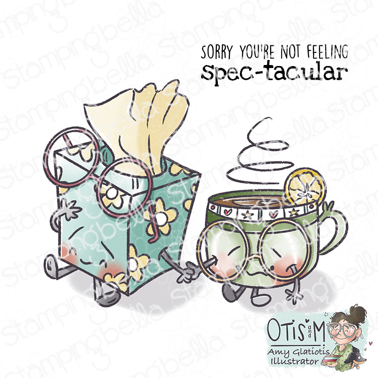 Stamping Bella Not Feeling Spec-Tacular Cling Stamps ag1474