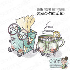 Stamping Bella Not Feeling Spec-Tacular Cling Stamps ag1474