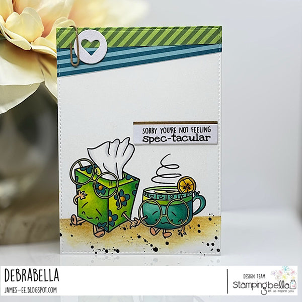 Stamping Bella Not Feeling Spec-Tacular Cling Stamps ag1474 tissues