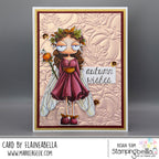 Stamping Bella Oddball Autumn Fairy Cling Stamp eb1424 autumn