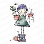 Stamping Bella Oddball Gardener Cling Stamp eb1392
