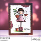 Stamping Bella Oddball Gardener Cling Stamp eb1392 grow